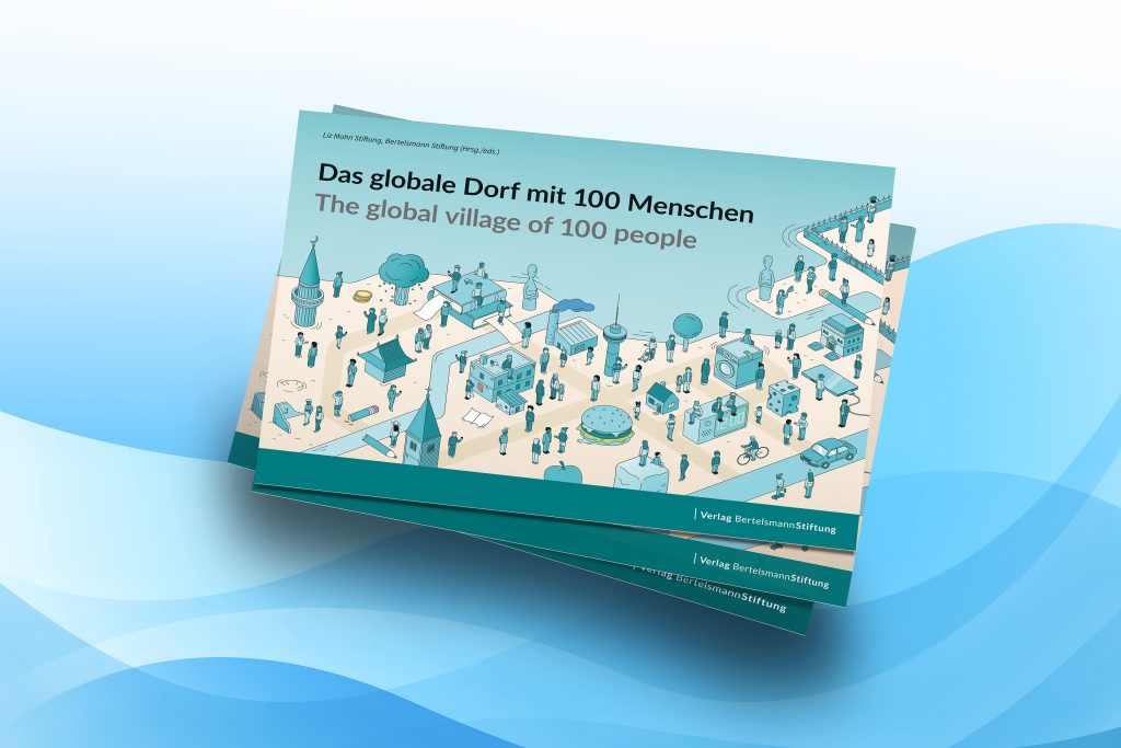 Mock up a stack of blank white cards ün a grey table, space for